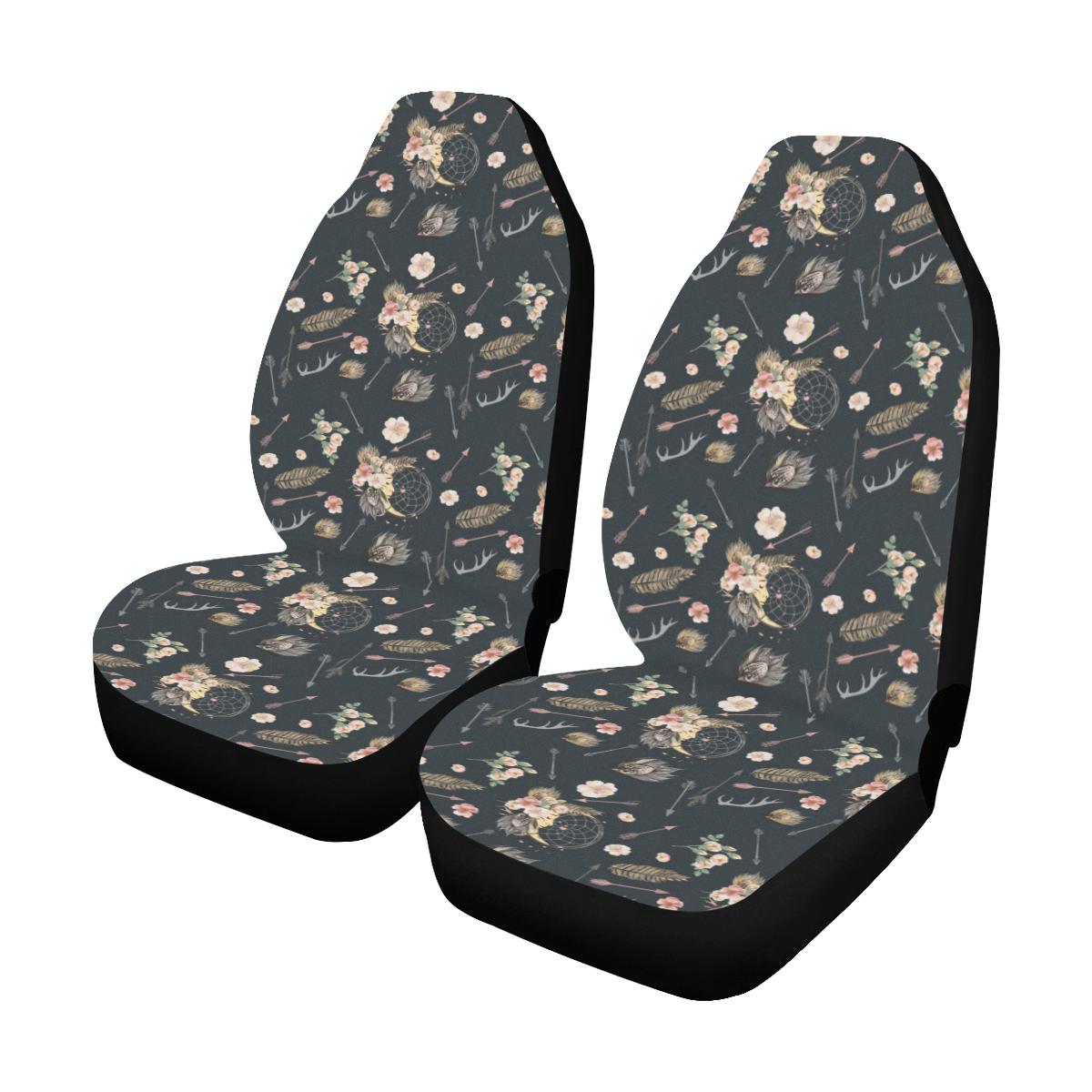 Bohemian Pattern Print Design 09 Car Seat Covers (Set of 2)-JORJUNE.COM