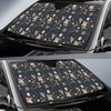 Bohemian Pattern Print Design 09 Car Sun Shade-JORJUNE.COM