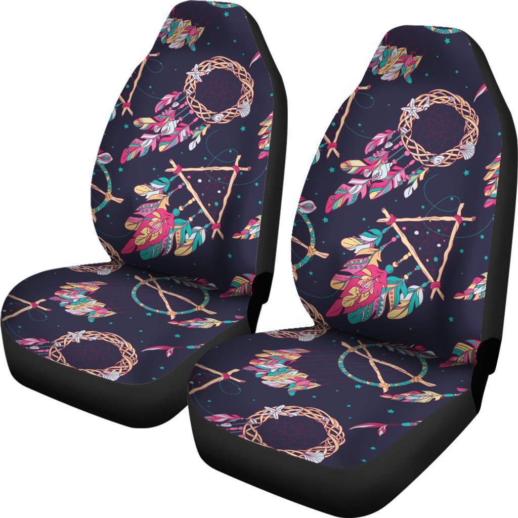 Boho Dream Catcher Colorful Universal Fit Car Seat Covers