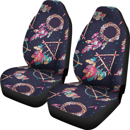 Boho Dream Catcher Colorful Universal Fit Car Seat Covers