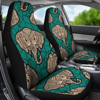Boho Head Elephant Universal Fit Car Seat Covers