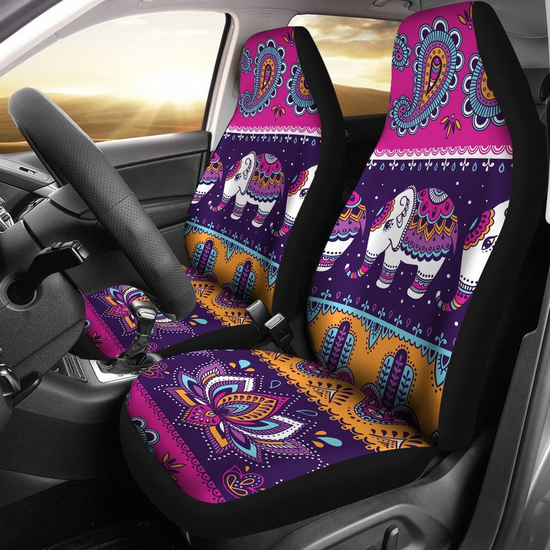 Boho Indian Style Pattern Universal Fit Car Seat Covers