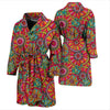 Boho Pattern Print Design 01 Men Bathrobe-JORJUNE.COM