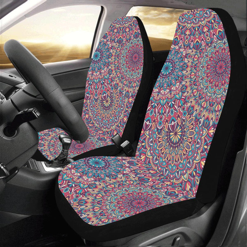 Boho Pattern Print Design 05 Car Seat Covers (Set of 2)-JORJUNE.COM