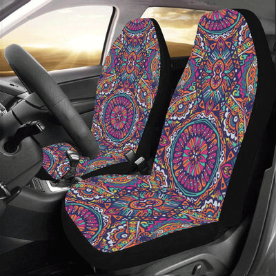 Boho Pattern Print Design 06 Car Seat Covers (Set of 2)-JORJUNE.COM