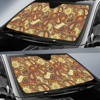 Boho Pattern Print Design 08 Car Sun Shade-JORJUNE.COM