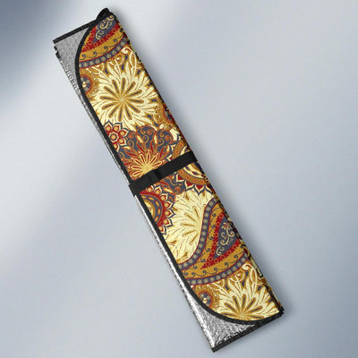 Boho Pattern Print Design 08 Car Sun Shade-JORJUNE.COM