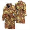 Boho Pattern Print Design 08 Men Bathrobe-JORJUNE.COM