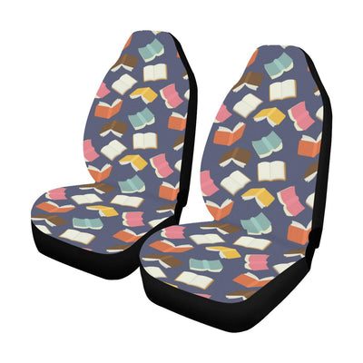 Book Pattern Print Design 01 Car Seat Covers (Set of 2)-JORJUNE.COM