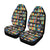 Book Pattern Print Design 05 Car Seat Covers (Set of 2)-JORJUNE.COM