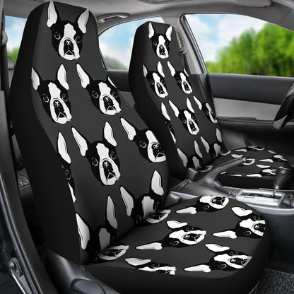 Boston Terrier Universal Fit Car Seat Covers
