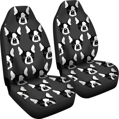 Boston Terrier Universal Fit Car Seat Covers