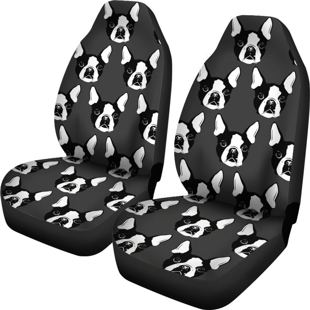 Boston Terrier Universal Fit Car Seat Covers