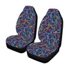 Bowling Pattern Print Design 07 Car Seat Covers (Set of 2)-JORJUNE.COM