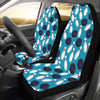 Bowling Pin Pattern Print Design 010 Car Seat Covers (Set of 2)-JORJUNE.COM