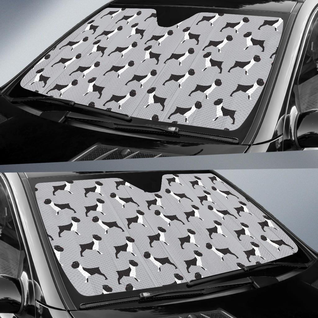 Boxers Pattern Print Design 01 Car Sun Shade-JORJUNE.COM