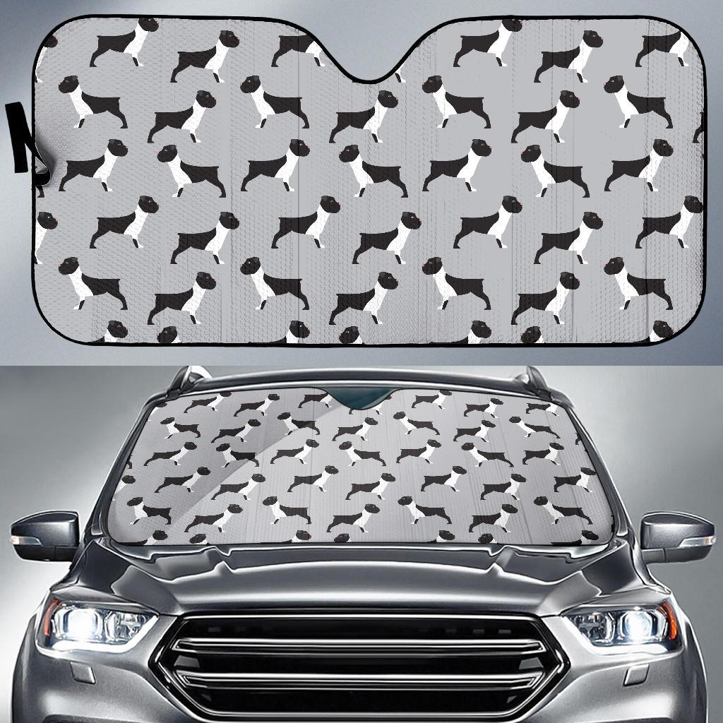 Boxers Pattern Print Design 01 Car Sun Shade-JORJUNE.COM