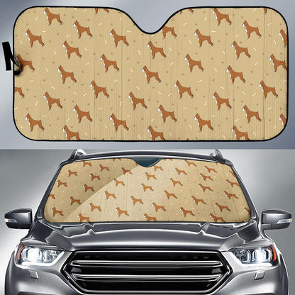 Boxers Pattern Print Design 02 Car Sun Shade-JORJUNE.COM