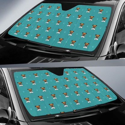 Boxers Pattern Print Design 03 Car Sun Shade-JORJUNE.COM