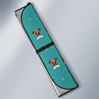 Boxers Pattern Print Design 03 Car Sun Shade-JORJUNE.COM