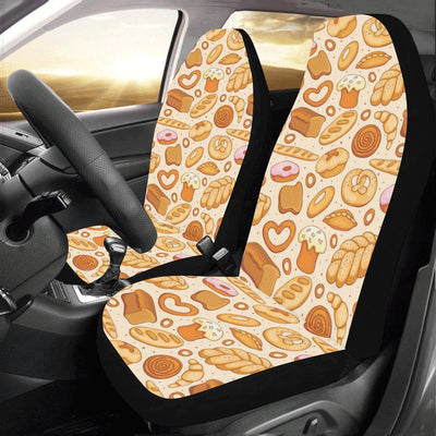 Bread Pattern Print Design 01 Car Seat Covers (Set of 2)-JORJUNE.COM