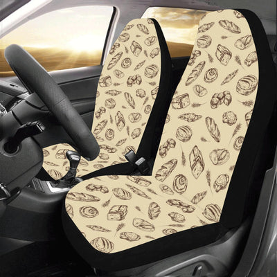 Bread Pattern Print Design 04 Car Seat Covers (Set of 2)-JORJUNE.COM