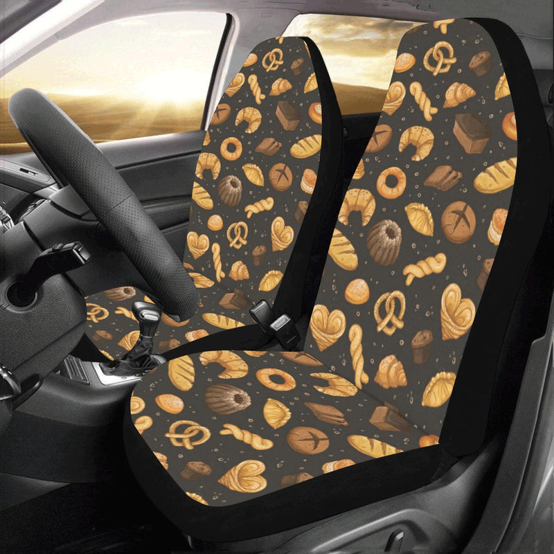 Bread Pattern Print Design 05 Car Seat Covers (Set of 2)-JORJUNE.COM