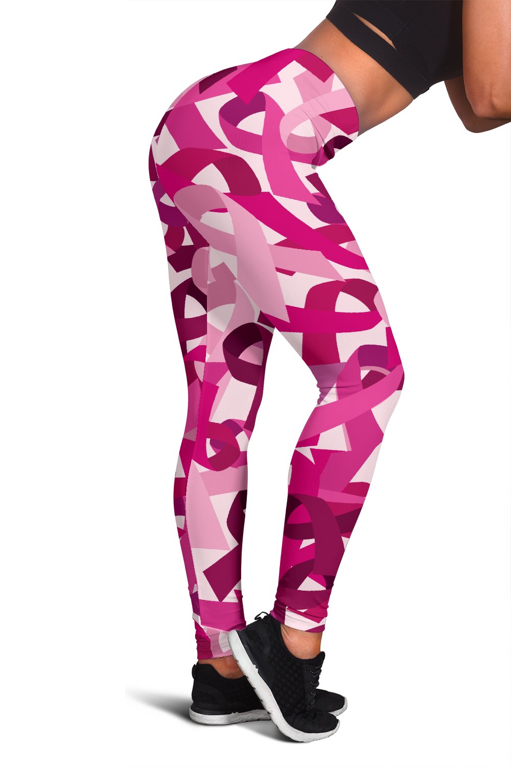 Pink Camo Tights, Breast Cancer Leggings