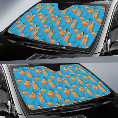 Briards Pattern Print Design 01 Car Sun Shade-JORJUNE.COM
