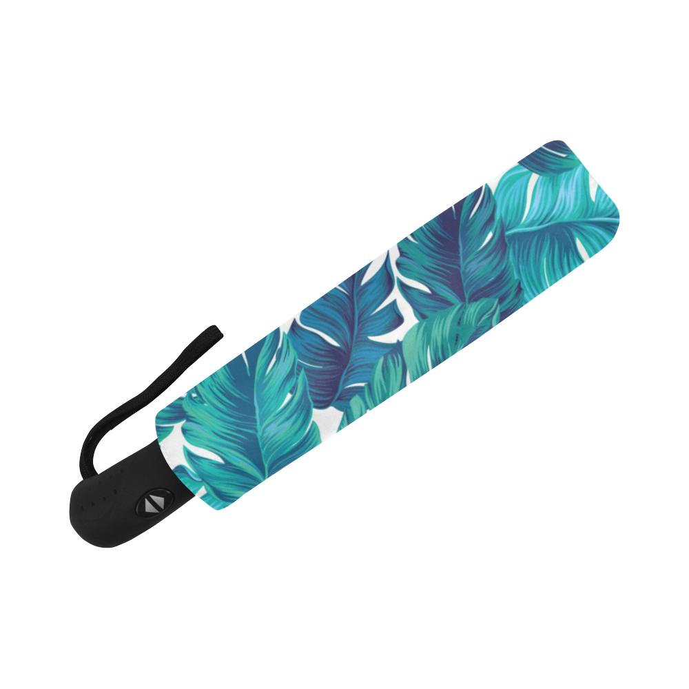Brightness Tropical Palm Automatic Foldable Umbrella