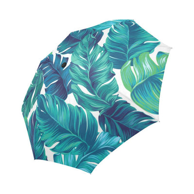 Brightness Tropical Palm Automatic Foldable Umbrella