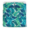 Brightness Tropical Palm Leaves Duvet Cover Bedding Set