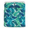 Brightness Tropical Palm Leaves Duvet Cover Bedding Set