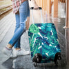 Brightness Tropical Palm Leaves Luggage Protective Cover