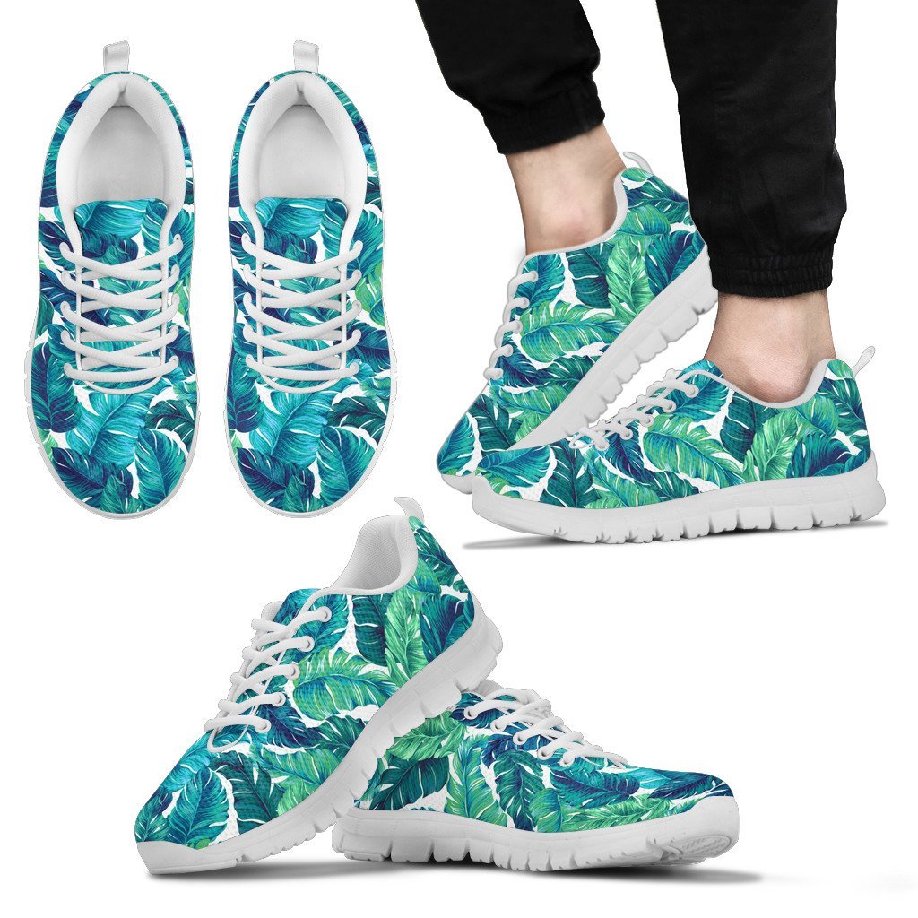 Brightness Tropical Palm Leaves Men Sneakers