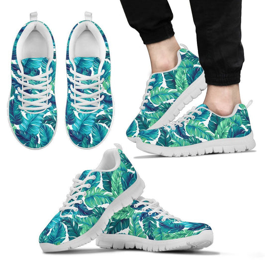 Brightness Tropical Palm Leaves Men Sneakers