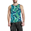 Brightness Tropical Palm Leaves Men Tank Top