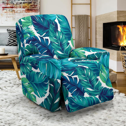 Brightness Tropical Palm Leaves Recliner Slipcover-JORJUNE.COM