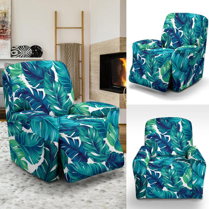 Brightness Tropical Palm Leaves Recliner Slipcover-JORJUNE.COM