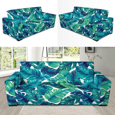 Brightness Tropical Palm Leaves Sofa Slipcover-JORJUNE.COM