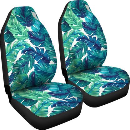 Brightness Tropical Palm Leaves Universal Fit Car Seat Covers