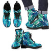 Brightness Tropical Palm Leaves Women & Men Leather Boots