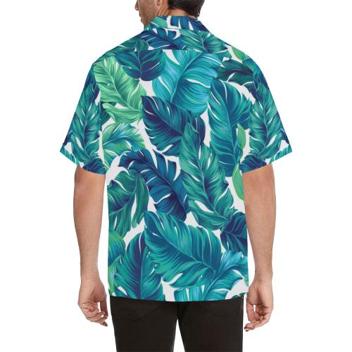 Brightness Tropical Palm Men Hawaiian Shirt