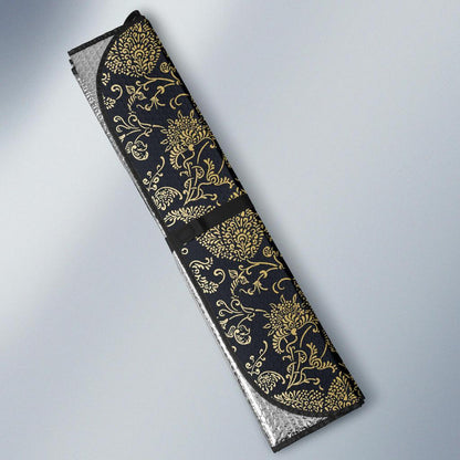 Brocade Pattern Print Design 04 Car Sun Shade-JORJUNE.COM
