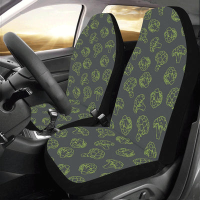 Broccoli Pattern Print Design 01 Car Seat Covers (Set of 2)-JORJUNE.COM