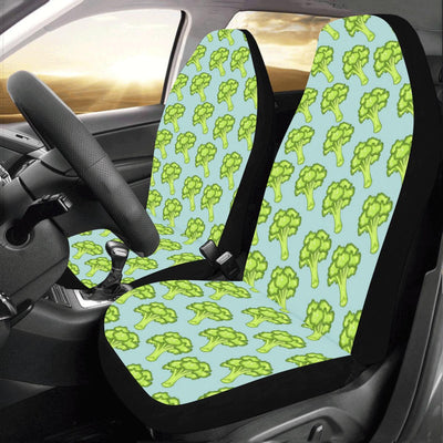 Broccoli Pattern Print Design 02 Car Seat Covers (Set of 2)-JORJUNE.COM