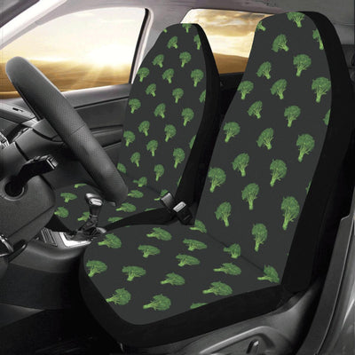 Broccoli Pattern Print Design 04 Car Seat Covers (Set of 2)-JORJUNE.COM