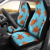 Brow Sea Turtle Print Pattern Universal Fit Car Seat Covers