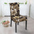 Brown Hibiscus Tropical Dining Chair Slipcover-JORJUNE.COM