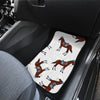 Brown Horse Pattern Car Floor Mats